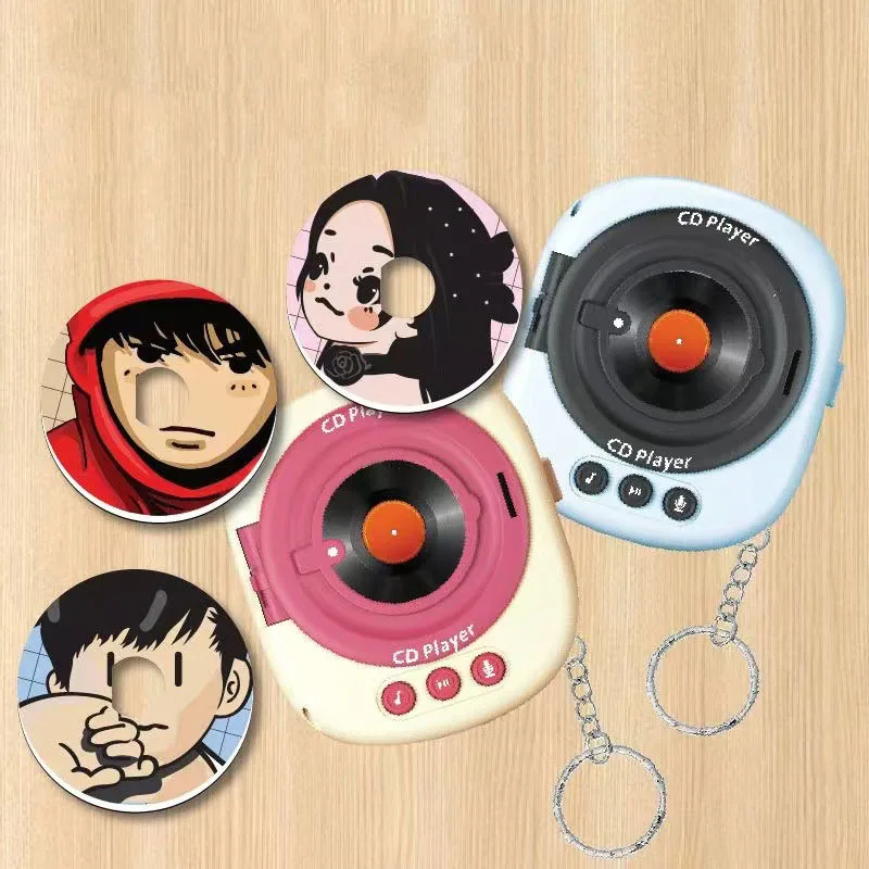 Vintage Collectible Buttons - 1pcs Vintage CD Record Player Vinyl