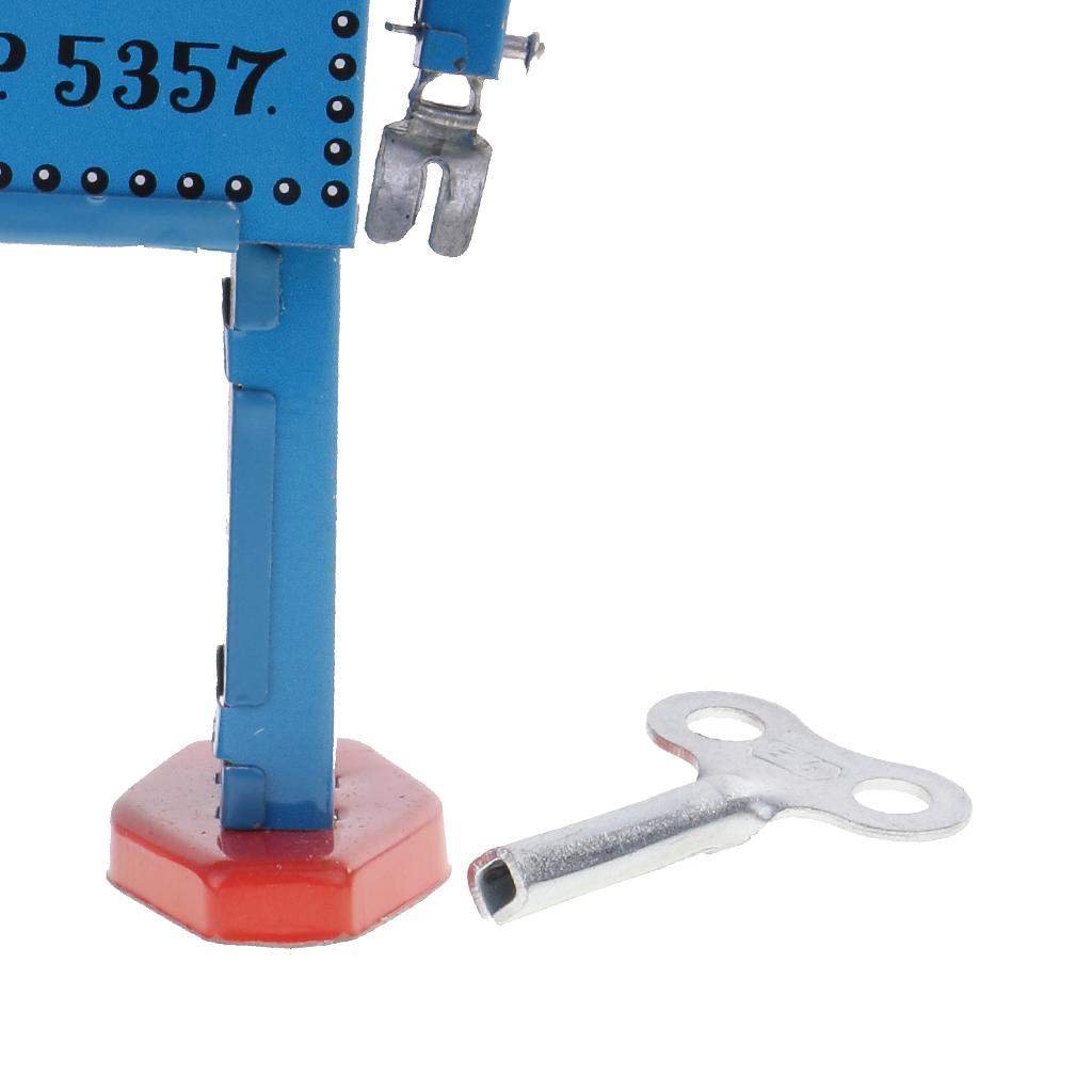 Vintage Toys Collector - Wind Up Walking Robot Tinplate Vintage