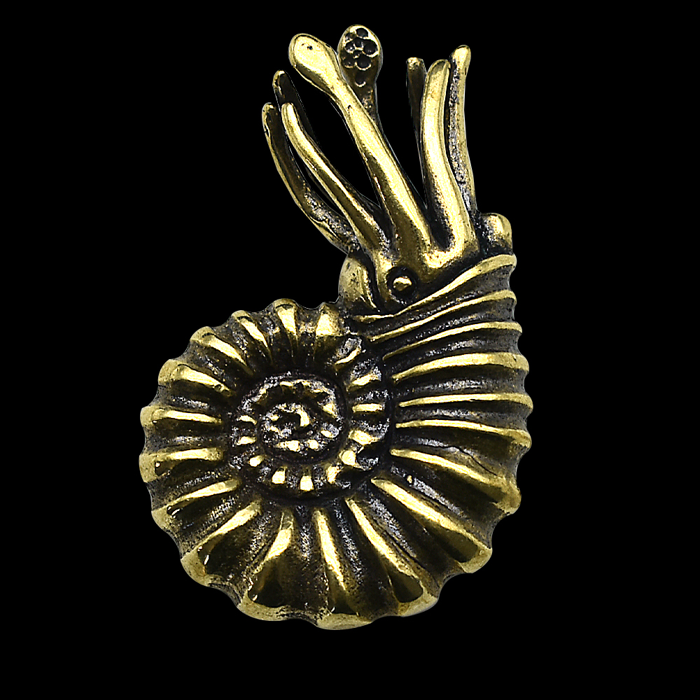 Vintage Brass Nautilus Shell F – Vintage Collectible Christmas Ornaments recenzja i cena
