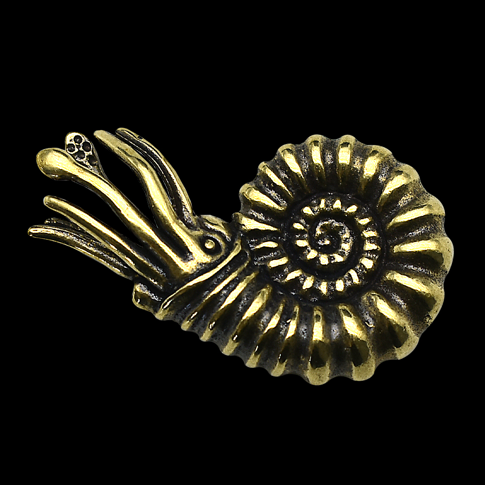 Vintage Brass Nautilus Shell F – Vintage Collectible Christmas Ornaments recenzja i cena