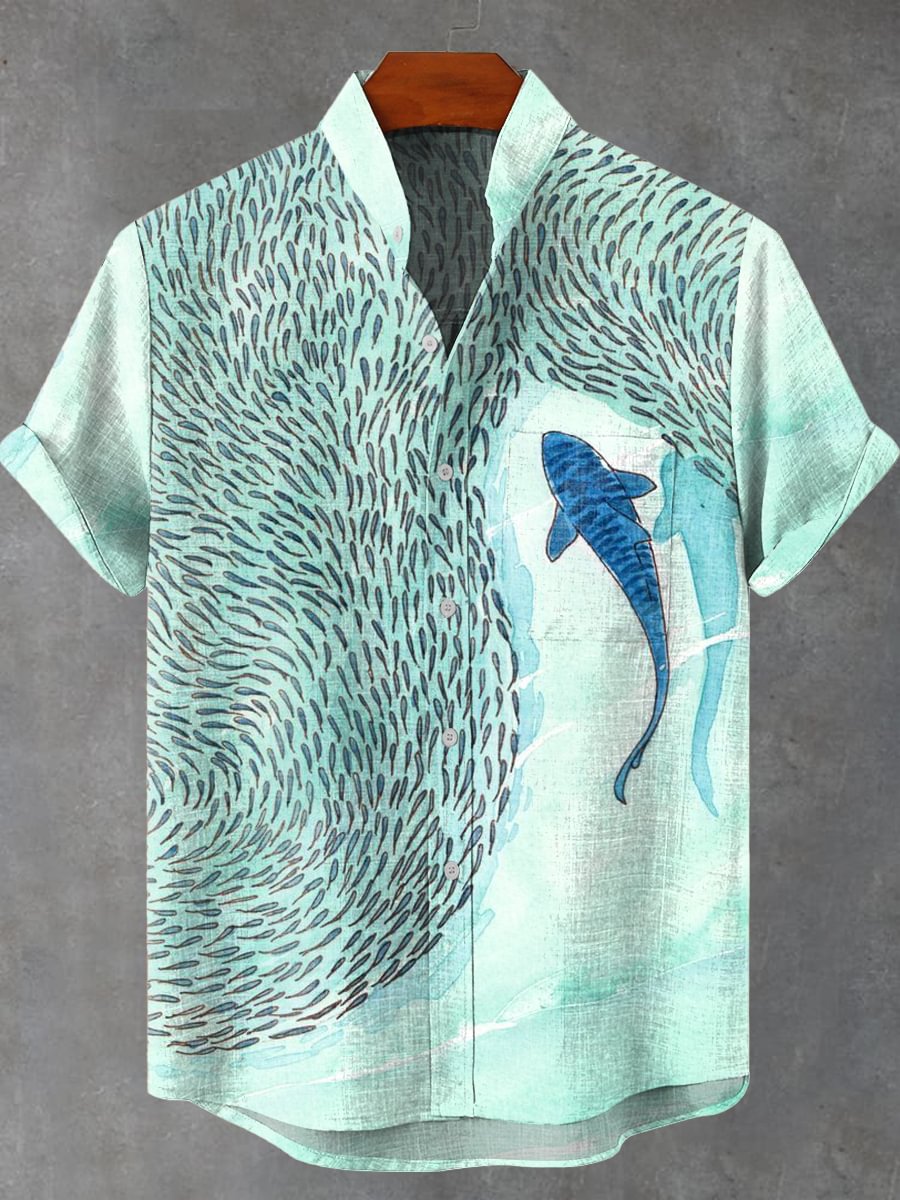 Vintage Fish Pattern Men's Art – Vintage Collectible Shop recenzja i cena