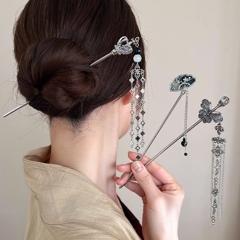 Elegant Women's Hairpin Antiqu – Vintage Collectible Item recenzja i cena