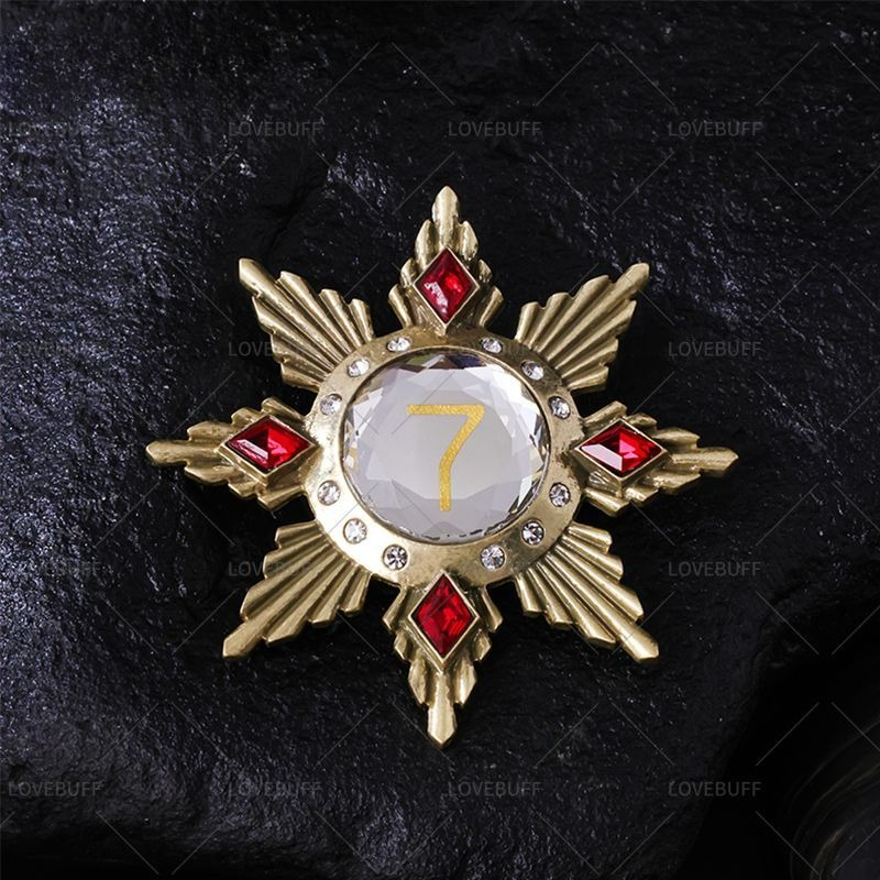 Golden Star Shaped Number 7 Br – Vintage Collectible Pins recenzja i cena
