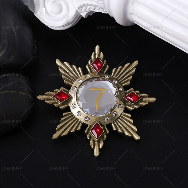 Golden Star Shaped Number 7 Br – Vintage Collectible Pins recenzja i cena