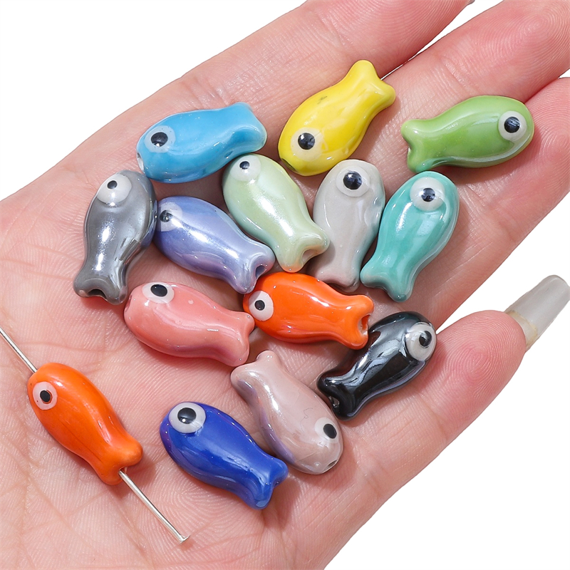 10Pcs Vintage Fish Ceramic Bea – Vintage Collectible Item recenzja i cena