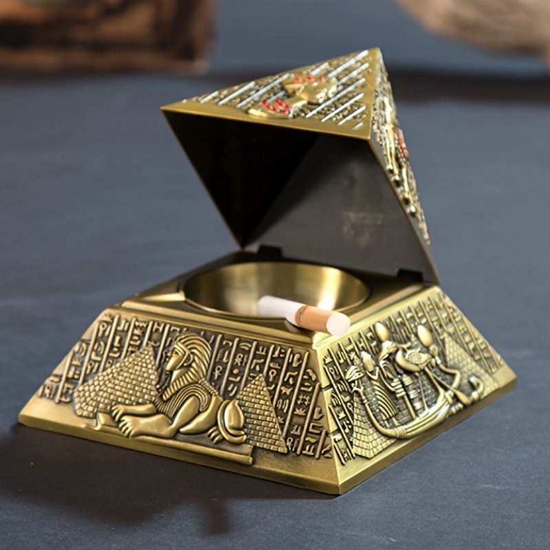 Egyptian Pharaoh Pyramid Ashtr – Vintage Collectible Ashtrays recenzja i cena