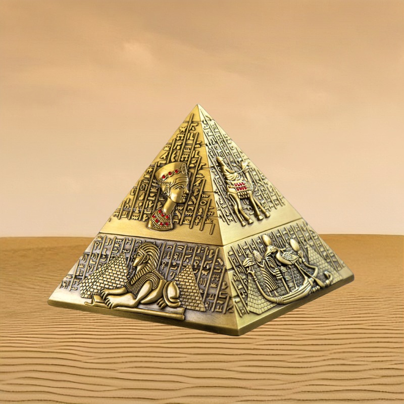 Egyptian Pharaoh Pyramid Ashtr – Vintage Collectible Ashtrays recenzja i cena
