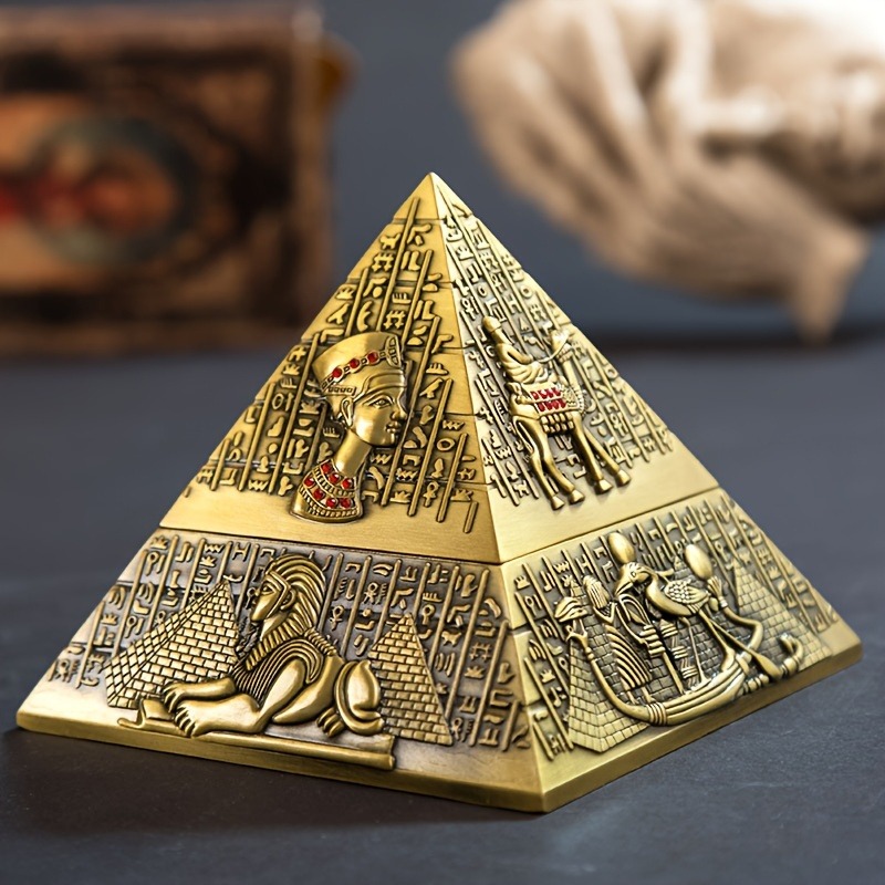 Egyptian Pharaoh Pyramid Ashtr – Vintage Collectible Ashtrays recenzja i cena