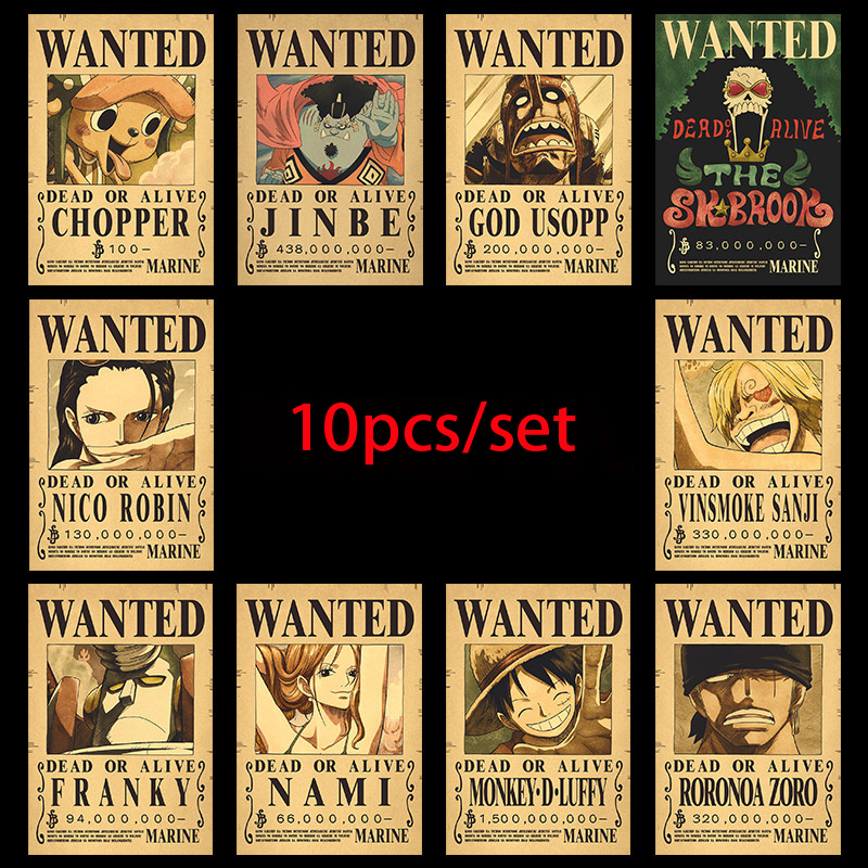 10pcs Anime One Piece Luffy 3  – Vintage Things Collection recenzja i cena
