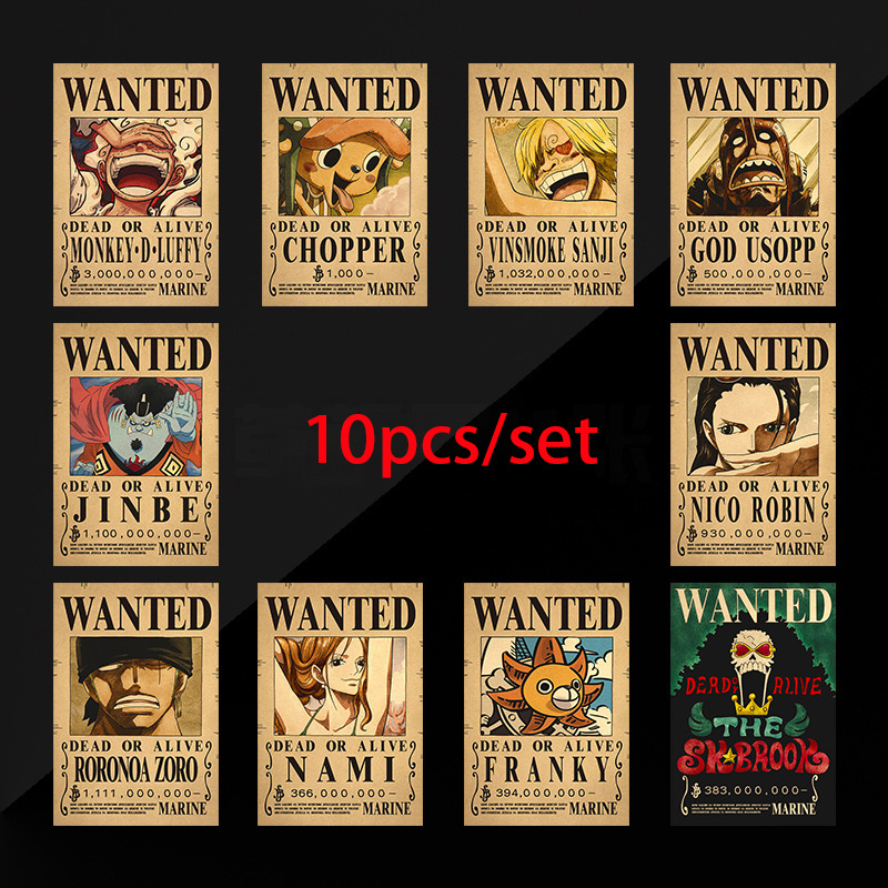 10pcs Anime One Piece Luffy 3  – Vintage Things Collection recenzja i cena
