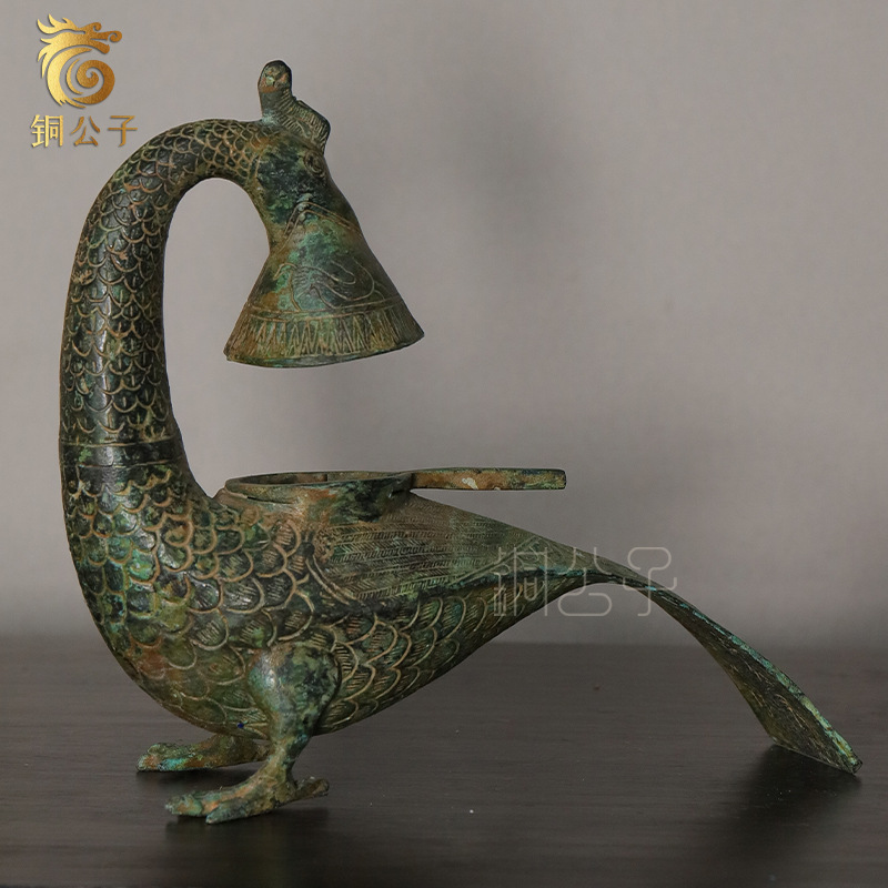 Long-Tailed Phoenix Bird Lamp  – Collectible Vintage Lamps recenzja i cena