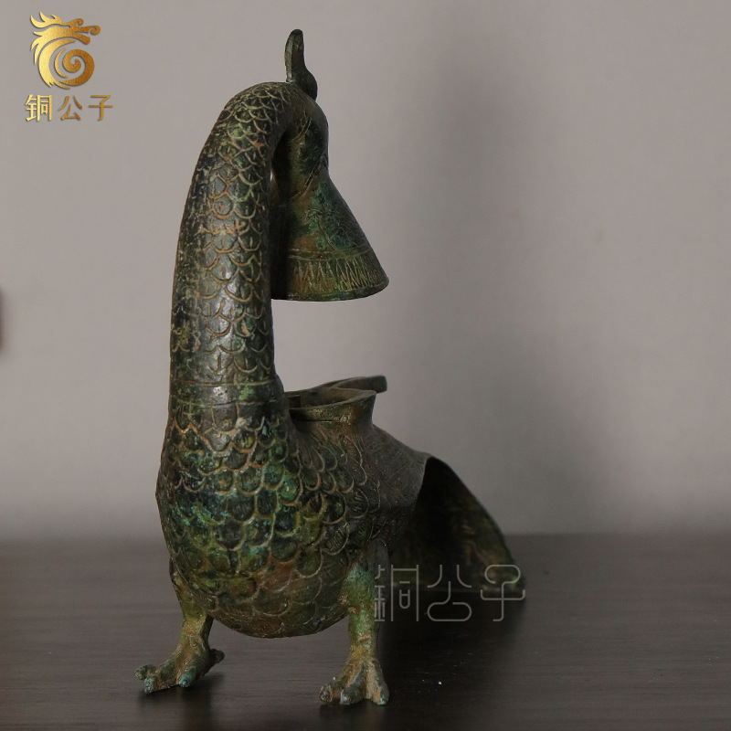 Long-Tailed Phoenix Bird Lamp  – Collectible Vintage Lamps recenzja i cena