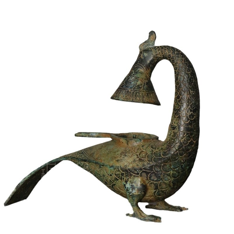 Long-Tailed Phoenix Bird Lamp  – Collectible Vintage Lamps recenzja i cena