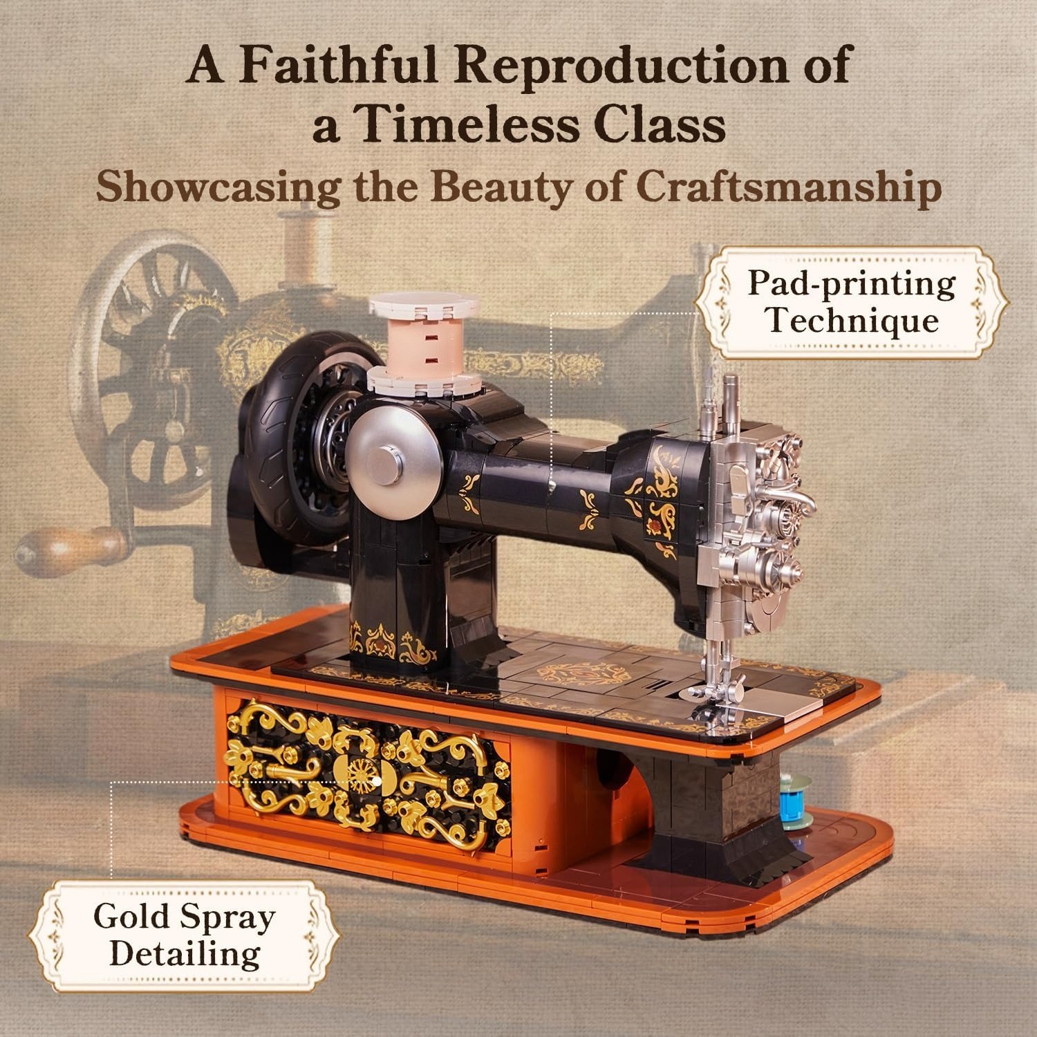Vintage Hand Crank Sewing Mach – Vintage Collectible Shop recenzja i cena
