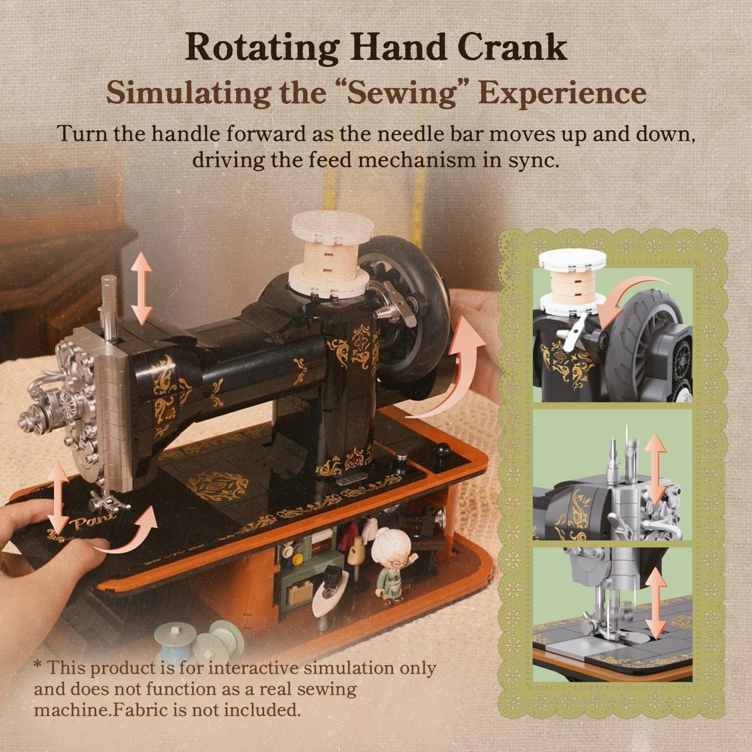 Vintage Hand Crank Sewing Mach – Vintage Collectible Shop recenzja i cena