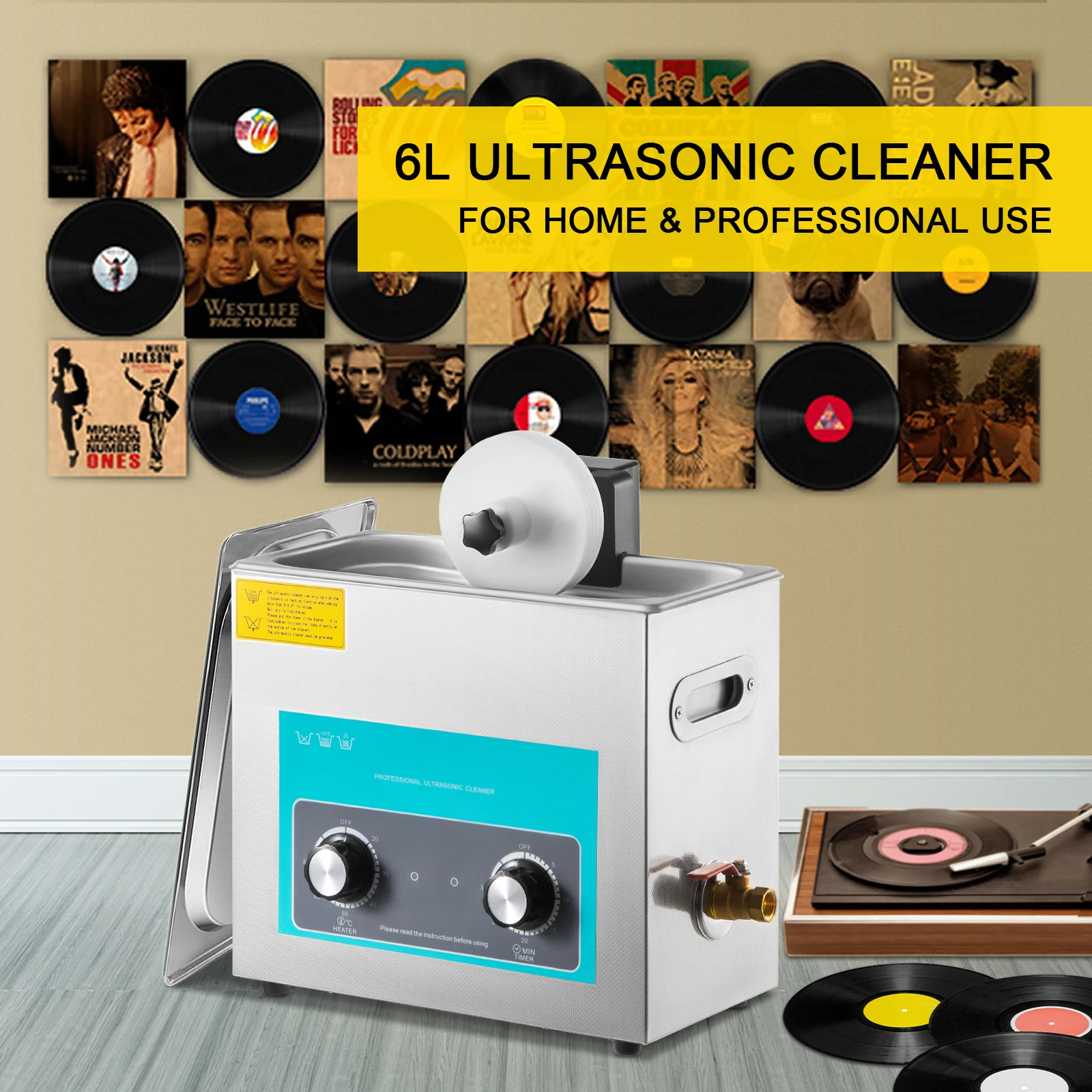 SIHAO 6L Vinyl Record Cleaner  – Vinyl Record Cleaner recenzja i cena