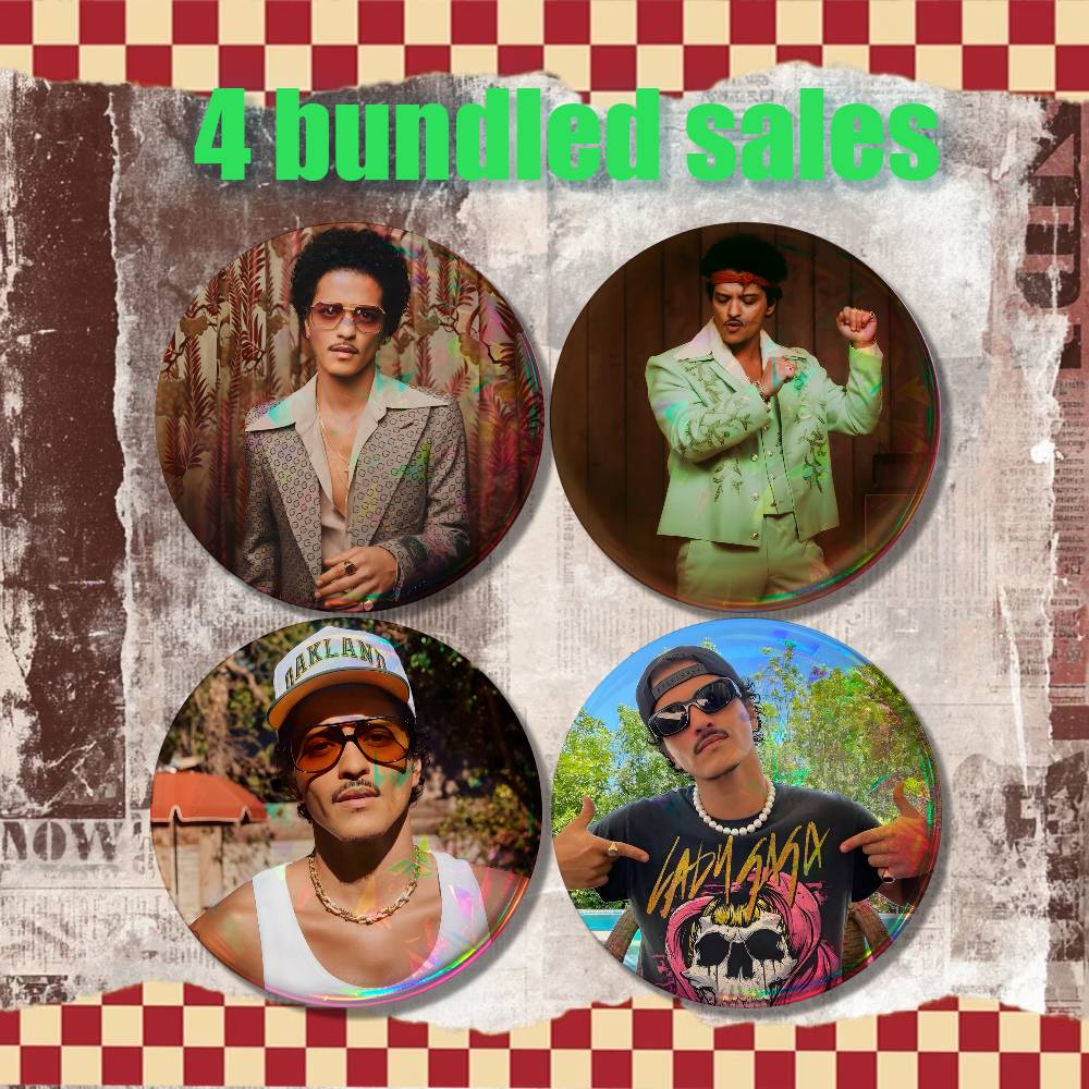 B-Bruno Mars 24K Magic Vintage – Vintage Collectible Buttons recenzja i cena