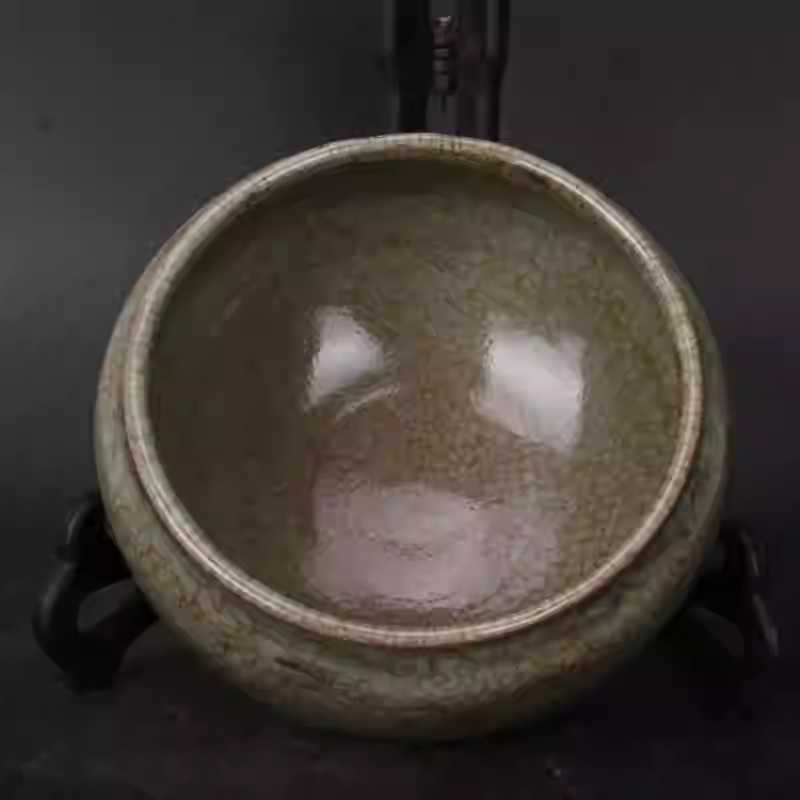 Handmade Ming-Style Crackle Gl – Vintage Collectible Ashtrays recenzja i cena