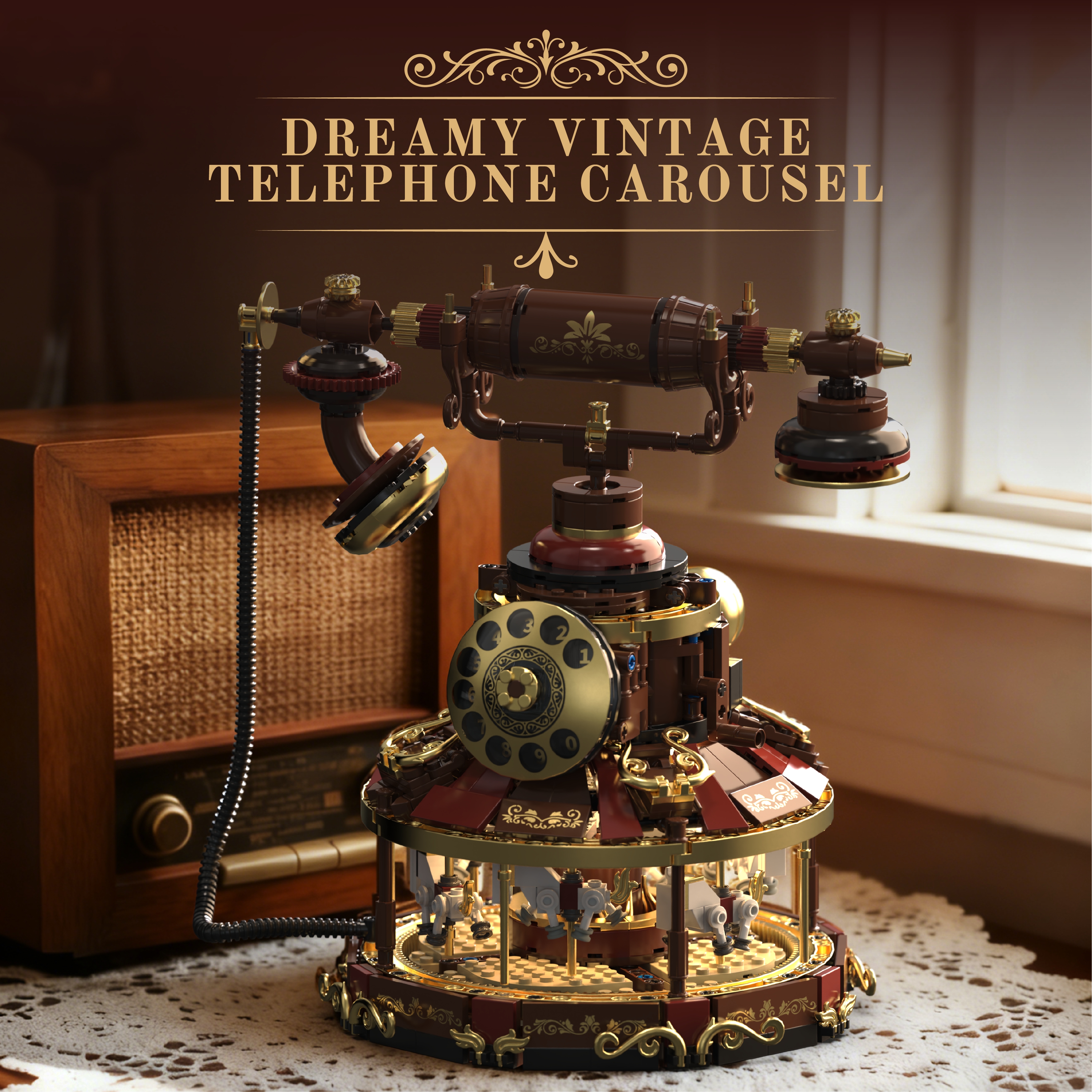 Exquisite Carousel Telephone M – Vintage Toys Collector recenzja i cena