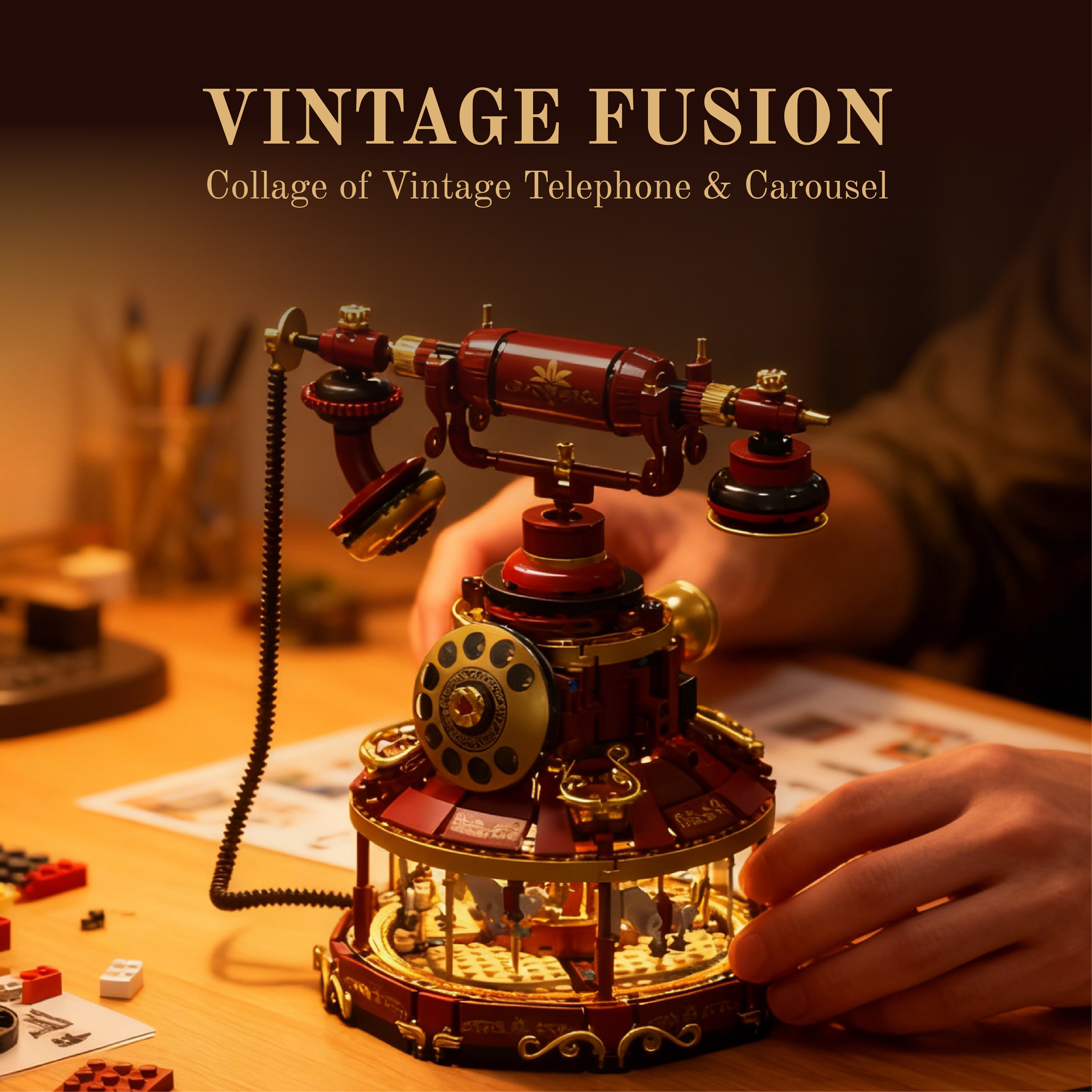 Exquisite Carousel Telephone M – Vintage Toys Collector recenzja i cena