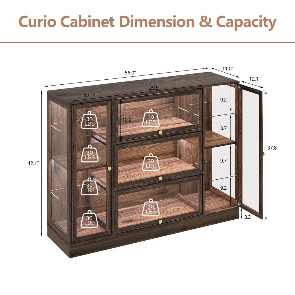 Cabinet with Acrylic Glass Doo – Collectible & Vintage Dolls For Halloween recenzja i cena