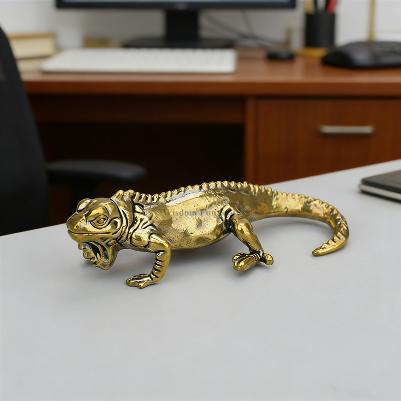 1pc Vintage Brass Lizard Deskt – Vintage Collectible Christmas Ornaments recenzja i cena