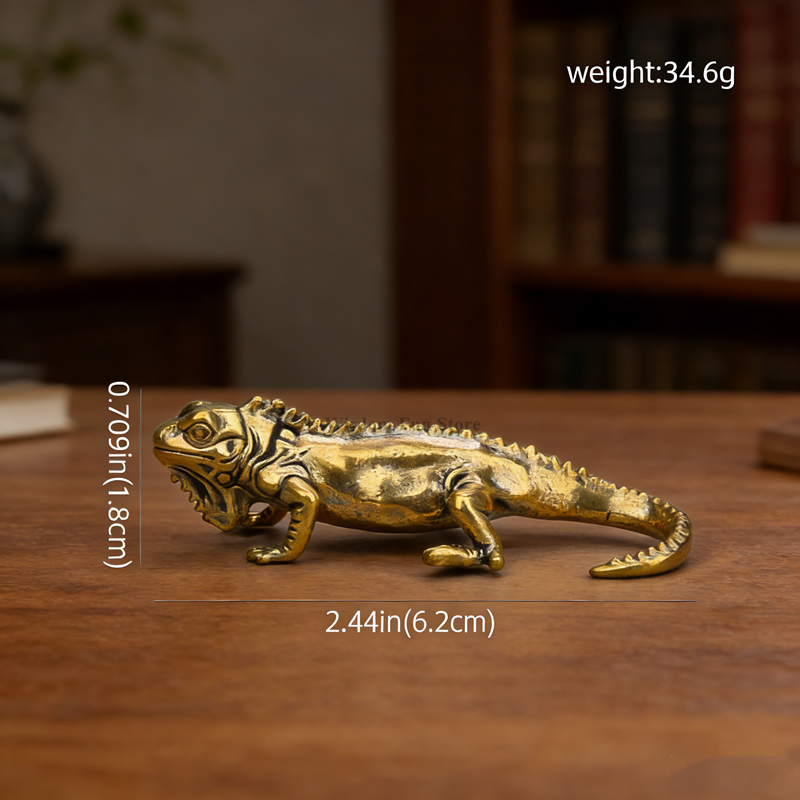 1pc Vintage Brass Lizard Deskt – Vintage Collectible Christmas Ornaments recenzja i cena