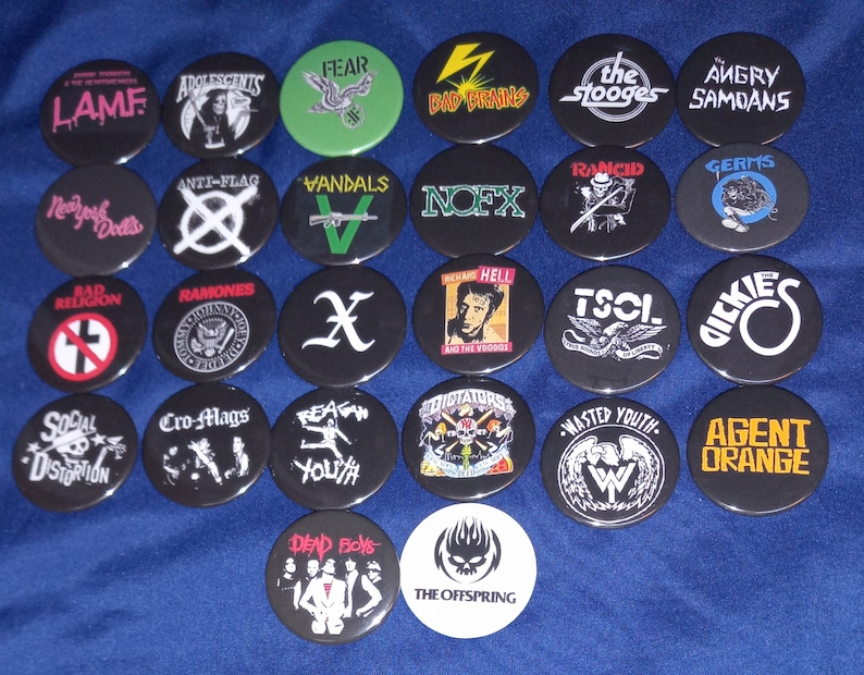 Vintage US Punk Rock Band Pinb – Vintage Collectible Pins recenzja i cena
