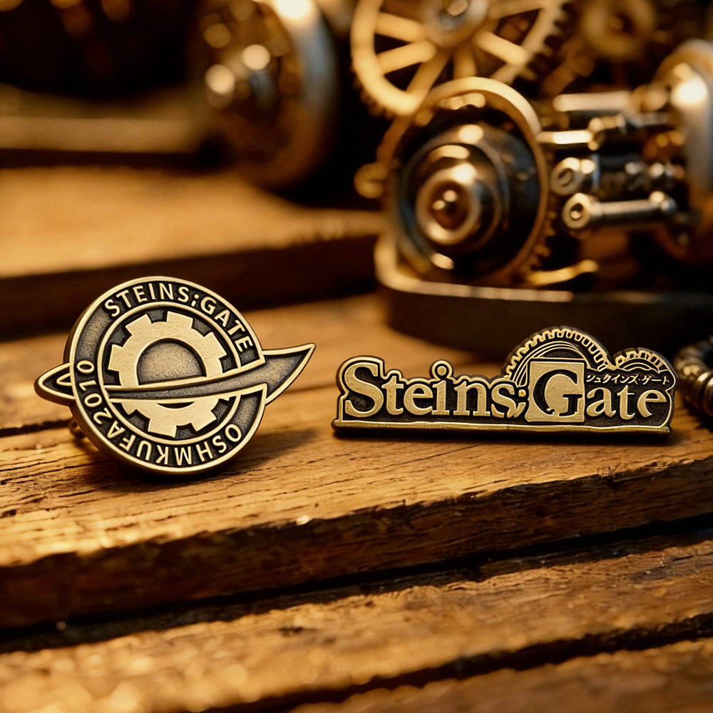 Steins;Gate Pin Anime Merchand – Vintage Collectible Clothing recenzja i cena
