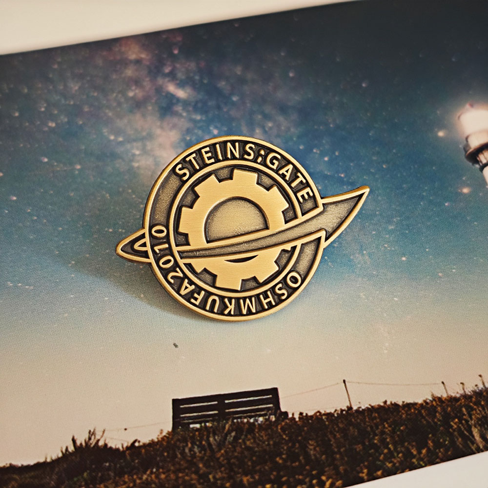 Steins;Gate Pin Anime Merchand – Vintage Collectible Clothing recenzja i cena