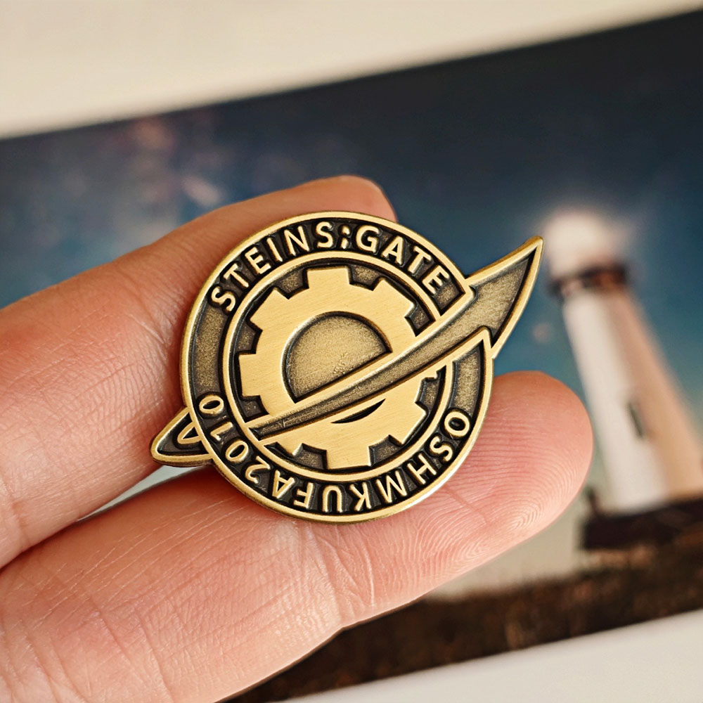 Steins;Gate Pin Anime Merchand – Vintage Collectible Clothing recenzja i cena