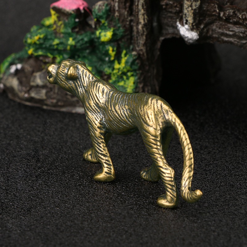 1PC Antique Finish Brass Jungl – Vintage Collectible Christmas Ornaments recenzja i cena