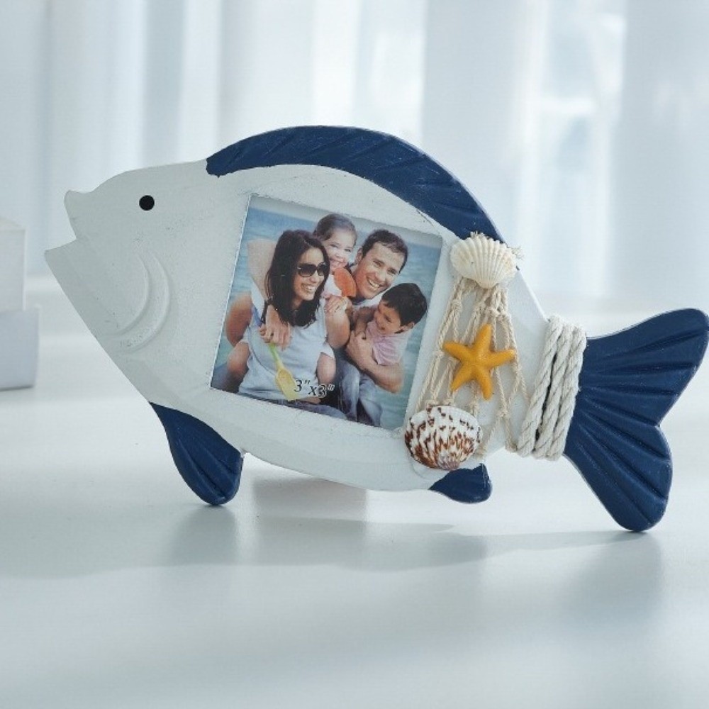 3-inch Ocean-Themed Photo Fram – Vintage Collectible Shop recenzja i cena
