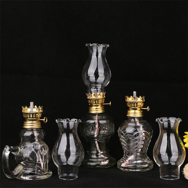 Glass Oil Lamp Classic Retro V – Collectible Vintage Lamps recenzja i cena