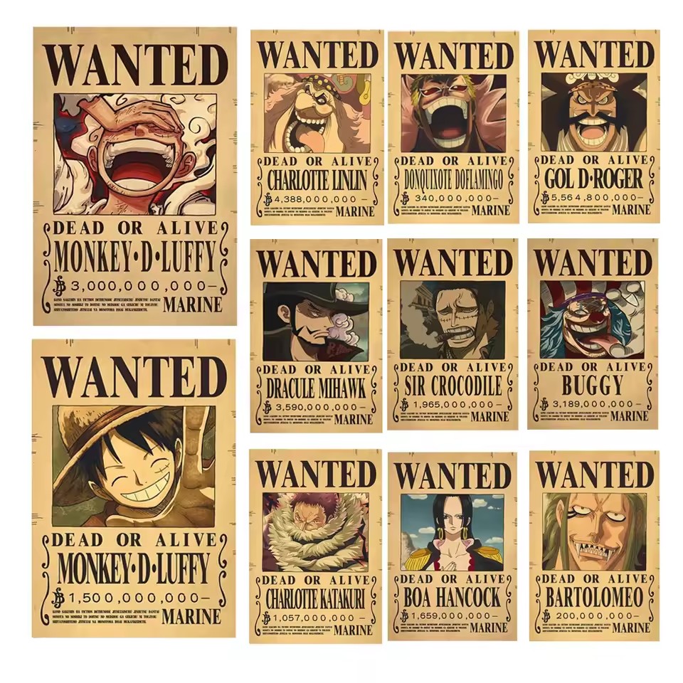 Anime One Piece Bounty Wanted  – Vintage Things Collection recenzja i cena