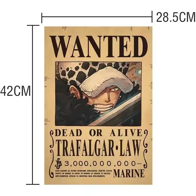 Anime One Piece Bounty Wanted  – Vintage Things Collection recenzja i cena
