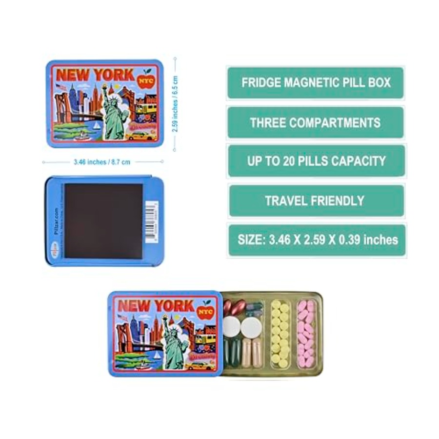 New York Fridge Magnet by, Tin – Collectible & Vintage Dolls For Halloween recenzja i cena