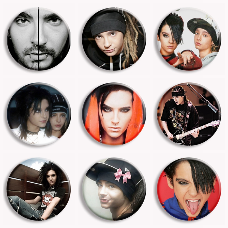 Rock Band Tokio Hotel Kaulitz  – Vintage Collectible Buttons recenzja i cena