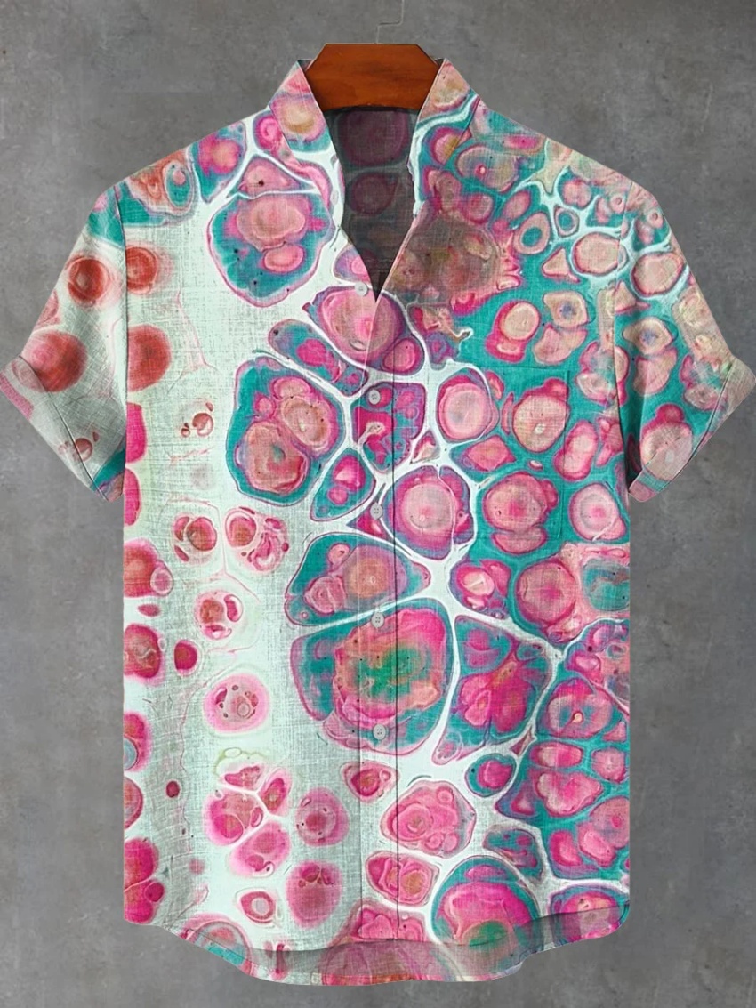 New Men's Short Sleeve Linen S – Vintage Collectible Shop recenzja i cena