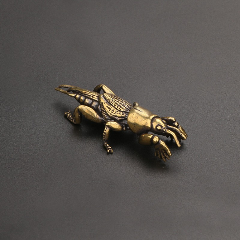 1 PC Solid Brass Carved Mini I – Vintage Collectible Christmas Ornaments recenzja i cena