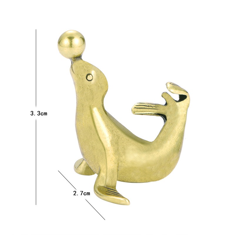 1 PC Solid Brass Carved Sea Li – Vintage Collectible Christmas Ornaments recenzja i cena
