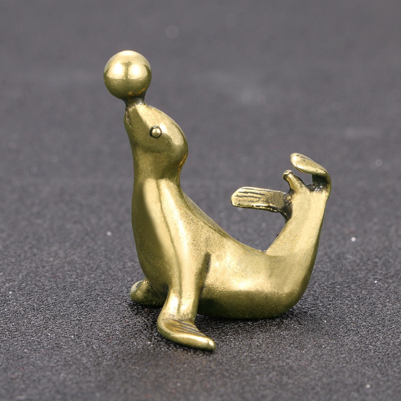 1 PC Solid Brass Carved Sea Li – Vintage Collectible Christmas Ornaments recenzja i cena