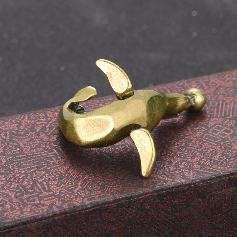 1 PC Solid Brass Carved Sea Li – Vintage Collectible Christmas Ornaments recenzja i cena