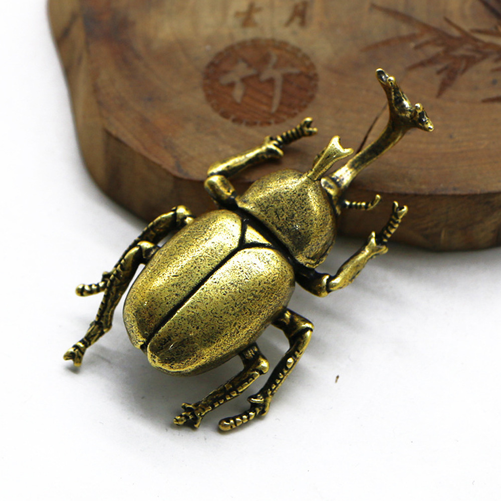 Vintage Brass Beetle Insect St – Vintage Collectible Christmas Ornaments recenzja i cena