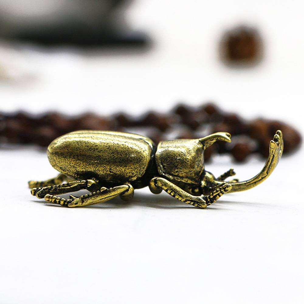 Vintage Brass Beetle Insect St – Vintage Collectible Christmas Ornaments recenzja i cena