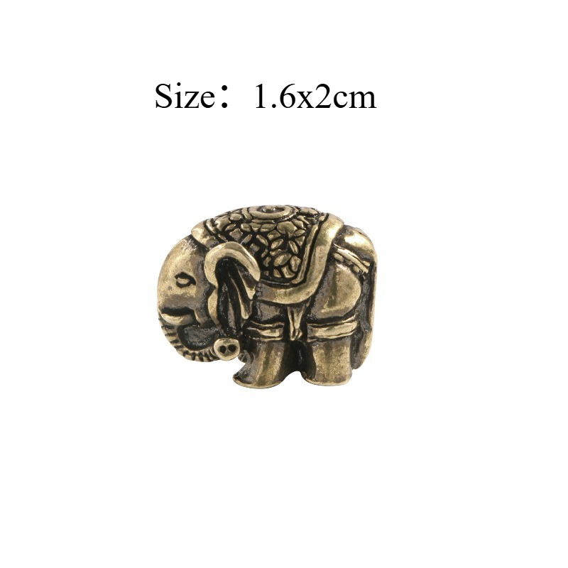 1 PC Cute Elephant Solid Brass – Vintage Collectible Christmas Ornaments recenzja i cena