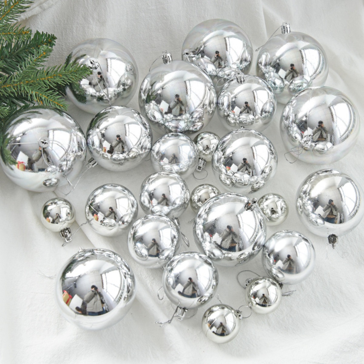 Christmas Ball Ornaments Silve – Vintage Collectible Christmas Ornaments recenzja i cena