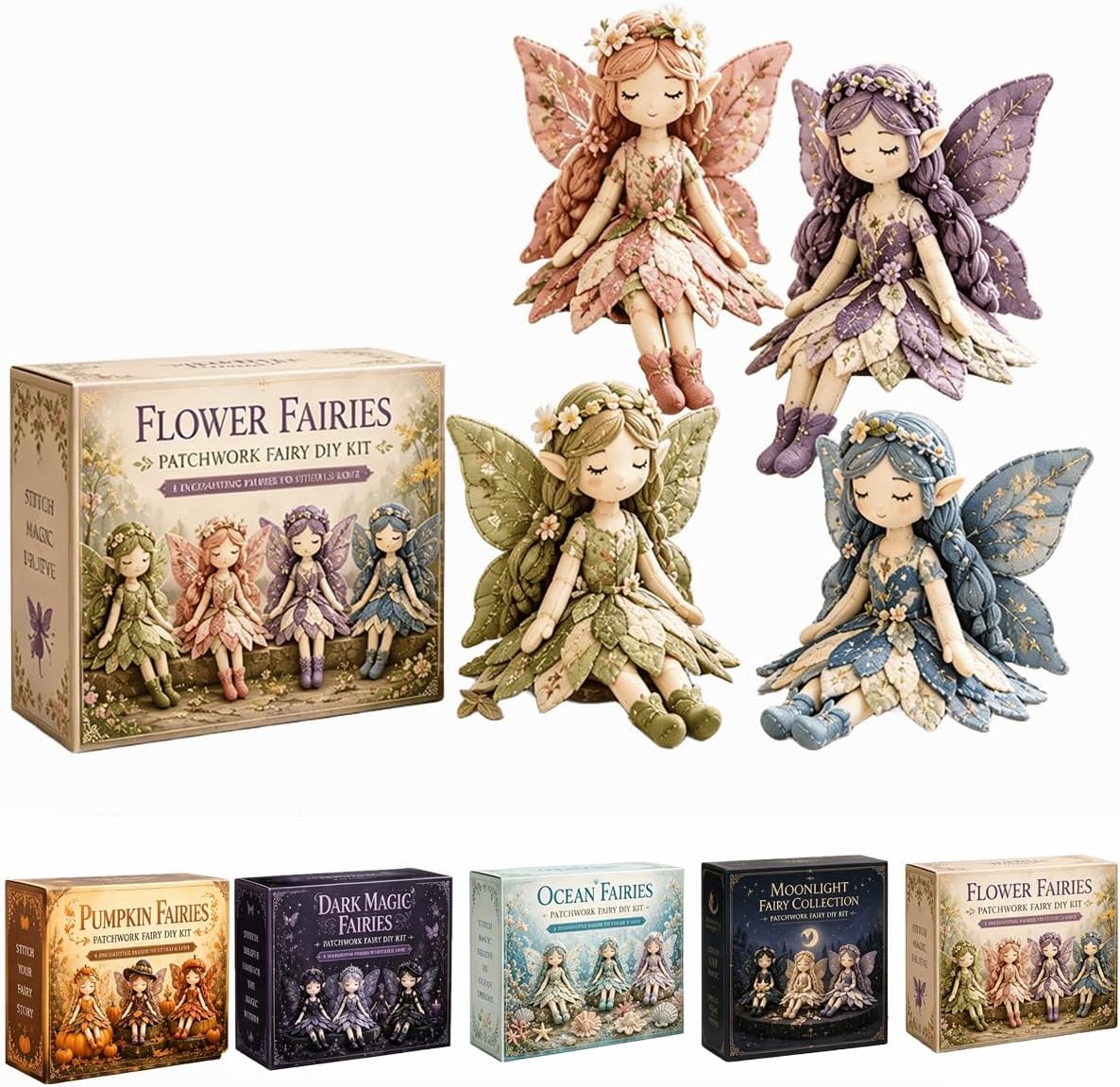 Fairy Patchwork DIY Collection – Collectible & Vintage Dolls For Halloween recenzja i cena