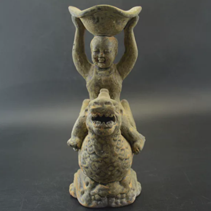 Vintage Yue Kiln Qilin Oil Lam – Collectible Vintage Lamps recenzja i cena