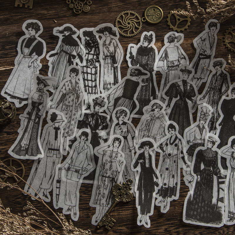 1pack/100pcs Vintage Black Whi – Vintage Things Collection recenzja i cena